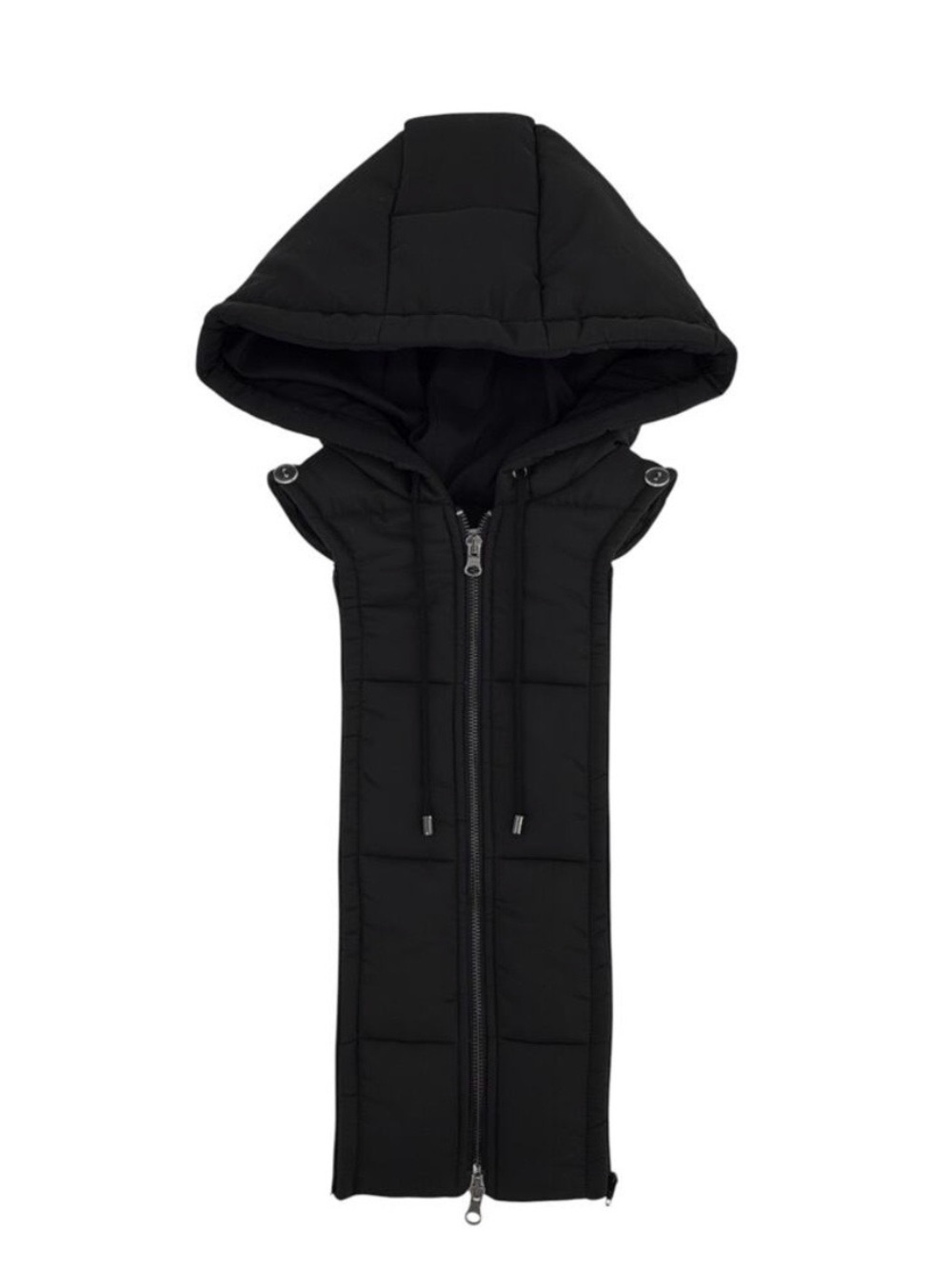 Veronica Beard Quilted Puffer Hooded Dickey